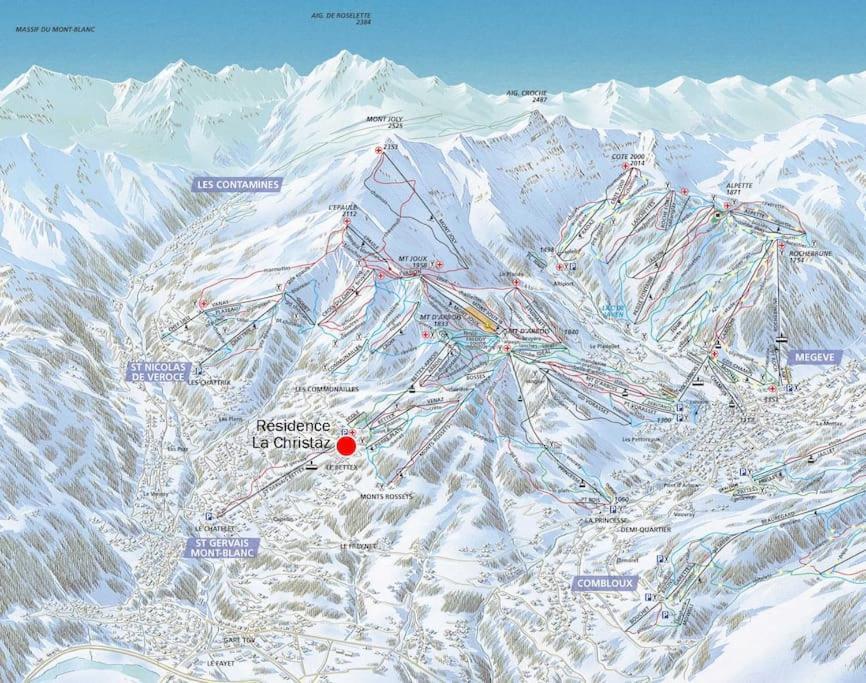 Studio Bettex 4P- Vue Mont-Blanc Saint-Gervais-les-Bains Eksteriør bilde